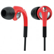 SkullCandy Fix In-ear - слушалки с микрофон и управление на звука за iPhone (червен)