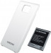 Samsung Battery Kit - оригинална резервна батерия 2000 mAh и заден капак за Galaxy S2 i9100 (бял) 1