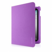 Belkin Smooth Folio - кожен калъф за iPad 2/3/4 (лилав)