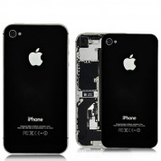 iPhone 4S Backcover - резервен заден капак за iPhone 4S (черен)