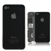 iPhone 4 Backcover - резервен заден капак за iPhone 4 (черен)