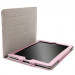 Krusell Avenyn Case - кожен калъф и стойка за iPad 4, iPad 3, iPad 2 (розов) 3