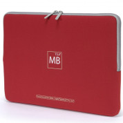 Tucano Second Skin Folder - неопренов калъф за MacBook Pro 16, Pro 15 и преносими компютри до 16 инча (червен)