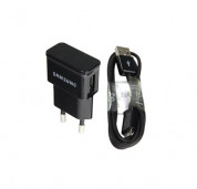 Samsung Travel Charger ETA0U81EBE - захранване за ел. мрежа и microUSB кабел за Samsung мобилни устройства (черен) (bulk) 2