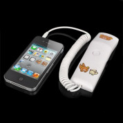 Rilakkuma Phone Handset - слушалка с микрофон за iPhone и мобилни телефони 3