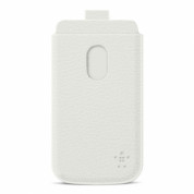 Belkin Pocket - кожен калъф за Samsung Galaxy S3 i9300, S3 Neo и HTC Desire 500 (бял)