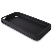Silicone Skin Case - силиконов калъф за iPhone 5, iPhone 5S, iPhone SE (черен)