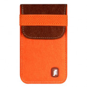 Jim Thomson BeColour universal felt case Size XL - калъф за мобилни телефони (оранжев)