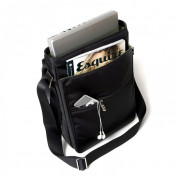 Knomo Stirling Messenger Bag 15 - унисекс чанта за преносими компютри до 15 инча (черен) 5