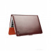 Sena Folio Leather Case - луксозен кожен калъф (естествена кожа) за MacBook Air 13 (модели от 2010 до 2017 година) (кафяв) 2
