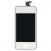 OEM iPhone 4 Display Unit - оригинален резервен дисплей за iPhone 4 (пълен комплект) - бял 1