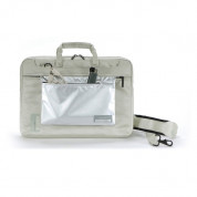 Tucano Work Out Slim Case - практична чанта за MacBook Pro Retina и преносими компютри до 16 инча (кремав) 2