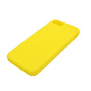 Silicone Skin Case  - силиконов калъф за iPhone 5, iPhone 5S, iPhone SE (жълт)