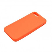 Silicone Skin Case  - силиконов калъф за iPhone 5, iPhone 5S, iPhone SE (оранжев)