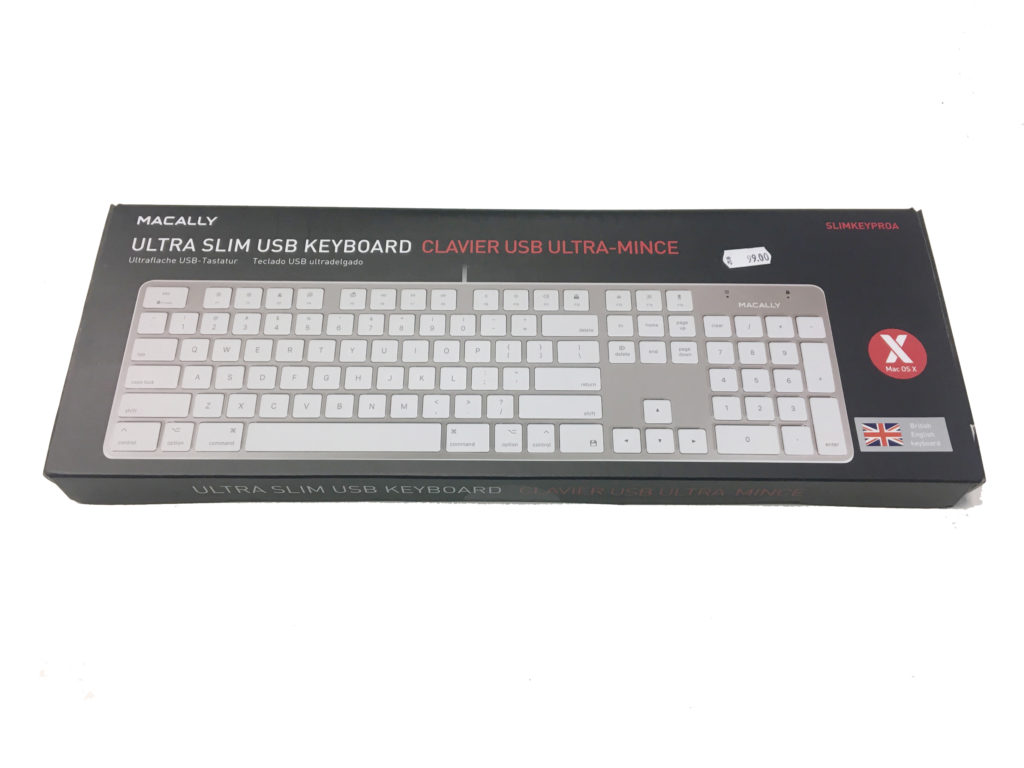 Macally Slim Keyboard, SLIMKEYPROA-UK, 8717278769646, клавиатура